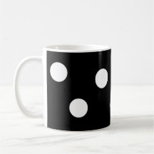 Black white polka dot - Mug