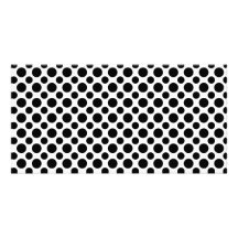 Black White Polka Dots Big and Small Photo Card
