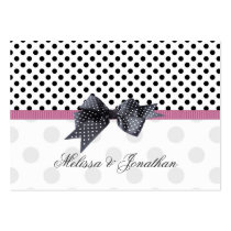 Black, white polkadot Thank you Wedding/Gift Tag