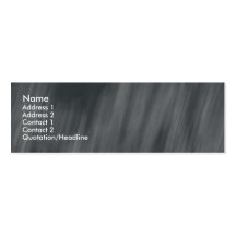 black white rain pattern skinny profile cards business card template