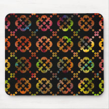 Black & White Rainbow Cross Mousepad