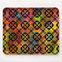 Black & White Rainbow Cross Mousepad