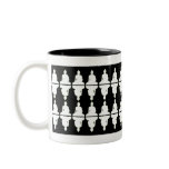Black White & Red Buddha Cup Coffee Mugs
