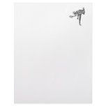 Black & White Scribble Pitcher letterhead