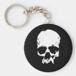 Black & White Skull Keychains