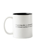 Black/White Spinning Disc mugs