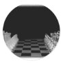 Black & White Spooky Glass Chess Board Game Stickers