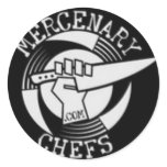 black & white sticker