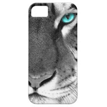 Black White Tiger iPhone 5 Cases