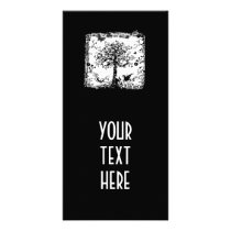 Black & White Tree Butterfly Silhouette