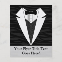 Black/White Tuxedo Custom Flyer