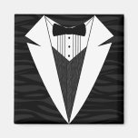 Black/White Tuxedo Magnet