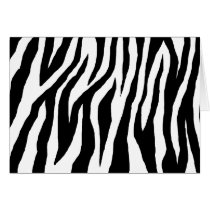 Black & White Zebra Print