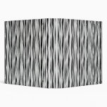Black & White Zebra Print Image Binders