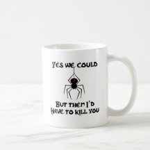 Black Widow Coffee Mug