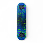 "Black Widow" Skateboard in Royal