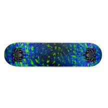 "Black Widow" Skateboard in Royal