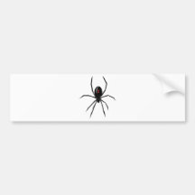 Black WIdow Spider Bumper Stickers