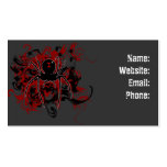 Black Widow Spider Business Card