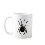 black widow spider coffee mug