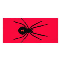 Black Widow Spider Custom Rack Card