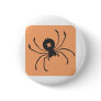 Black Widow Spider Icon Pin