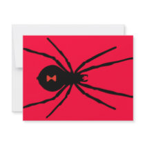 Black Widow Spider Personalized Announcements