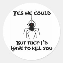 Black Widow Sticker