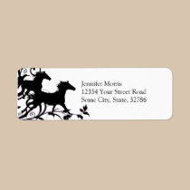 Black Wild Horses labels