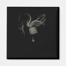 black witch pagan fridge magnets