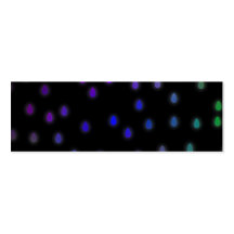 Black with rainbow colour rain drops. business card templates