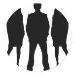 black womanizer logo stickers