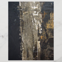 Black Wood board with scratches Flyers