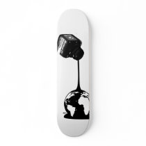 Black & Wood Custom Skate Board