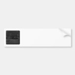 Black Wood Image. Bumper Sticker