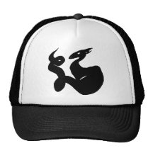 Black Wyrm Trucker Hats