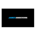 Black X Business Cards