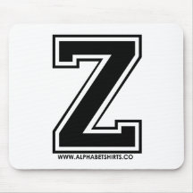 Black Z Mousepad