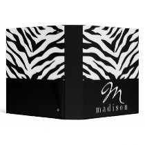 Black Zebra Print