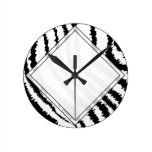 Black Zebra Print Pattern.