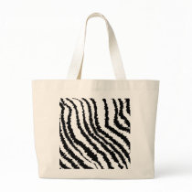 Black Zebra Print Pattern. Bags