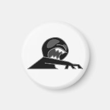 Black Zombie Pawn Magnet