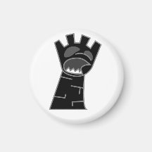 Black Zombie Rook Magnet