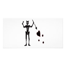 Blackbeard-Black Photo Cards