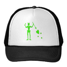 Blackbeard -Green Trucker Hats