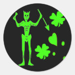 Blackbeard-Shamrock Autocollants