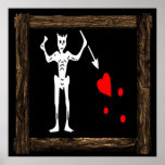 Blackbeard-WoodFrame 5 Affiches