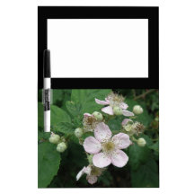 Blackberry Flowers Memo Board Dry-Erase Boards