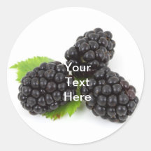 Blackberry Jam Label Sticker