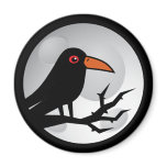 Blackbird Goth Raven/Crow Refrigerator Magnet
